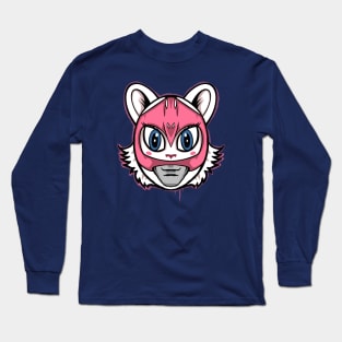 Cat valentine rangers pink Long Sleeve T-Shirt